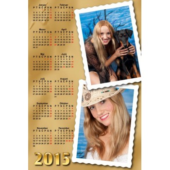 Single sheet calendar Sample 025 (1-025-06.029)