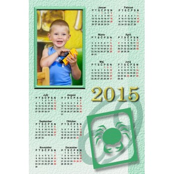 Single sheet calendar Sample 083 (1-083-03.029)