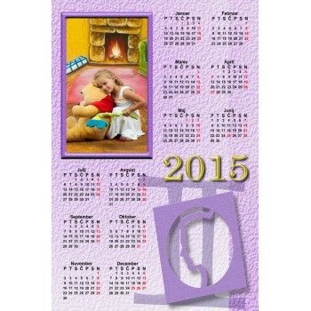 Single sheet calendar Sample 085 (1-085-03.031)