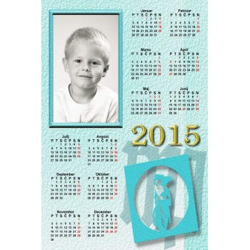 Single sheet calendar Sample 092 (1-092-03.038)