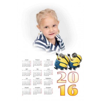 Single sheet calendar Sample 097 (1-097-modif)