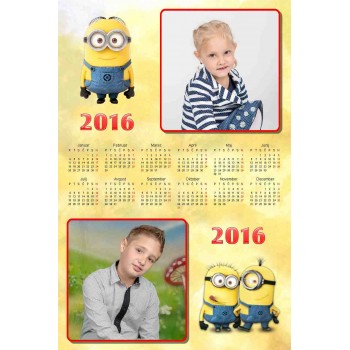 Single sheet calendar Sample 098 (1-098-modif)