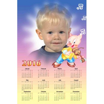 Enolistni koledar Vzorec 125 (1-125-07.017)
