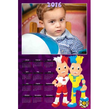 Single sheet calendar Sample 140 (1-140-18.009)