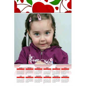 Single sheet calendar Sample 144 (1-144-18.016)