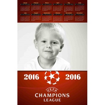 Single sheet calendar Sample 155 (1-155-18.028)