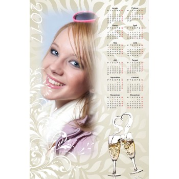 Enolistni koledar Vzorec 164 (1-164-17.018)