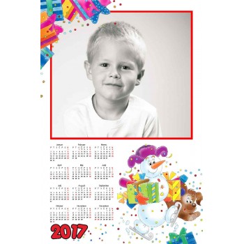 Single sheet calendar Sample 177 (1-177-12.049)