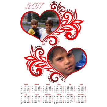 Single sheet calendar Sample 186-(1-186-19.007) Single sheet calendar Sample 186 (1-186-19.007)