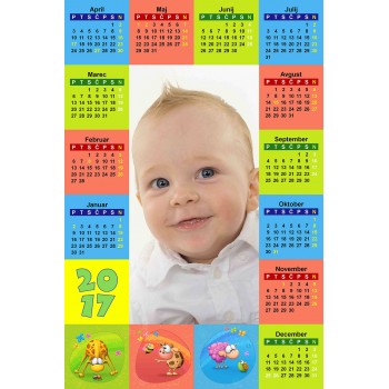 Single sheet calendar Sample 192 (1-192-19.031)