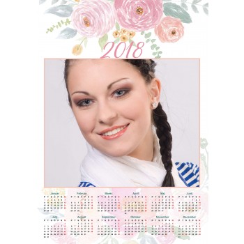 Single sheet calendar Sample 195 (1-195-20.008)