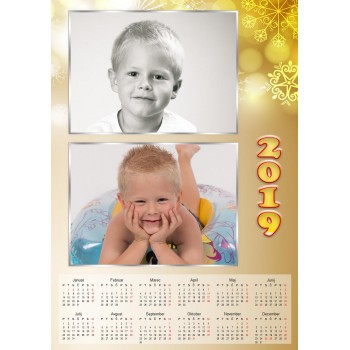 Single sheet calendar Sample 223 (1-223-modif)